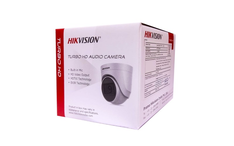 2 HIKVISION 2MP Audio Dome Camera